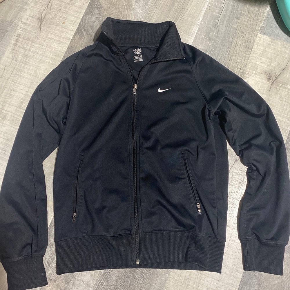 Nike black zip up size small